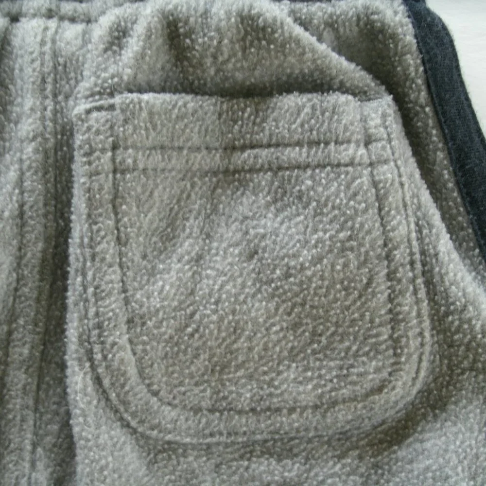 Oshkosh Boys Sweatpants Gray Fleece Elastic Waist Pull On 18 Months